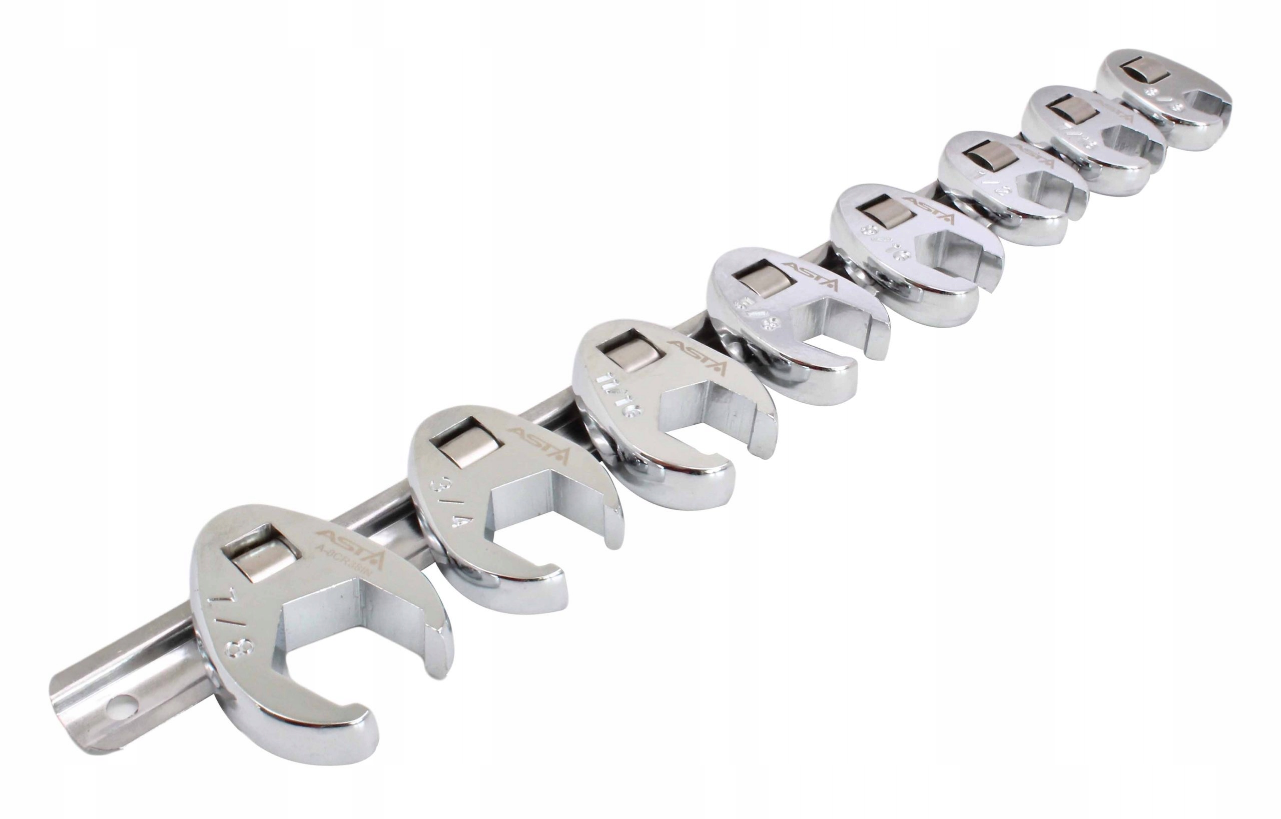

Klucze Otwarte Calowe 3/8″ – 8 Elementów