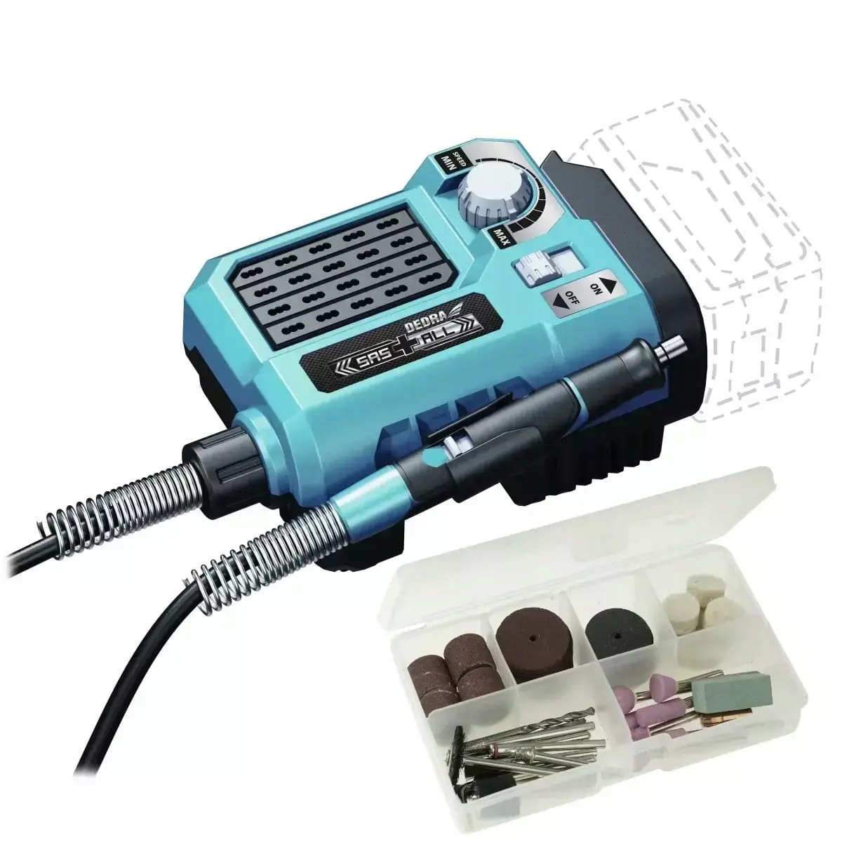 Akumulátorová mini bruska/leštička 18V Sas+all Dedra