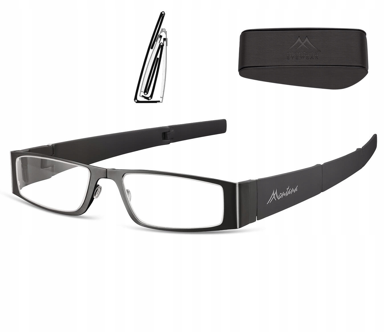 

Składane Okulary do Czytania Damskie Męskie Plusy