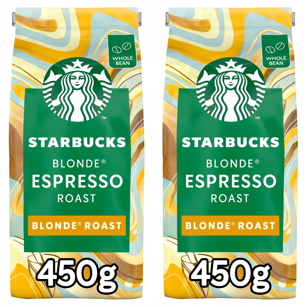 Starbucks Blonde Roast Espresso Kawa ziarna 900g