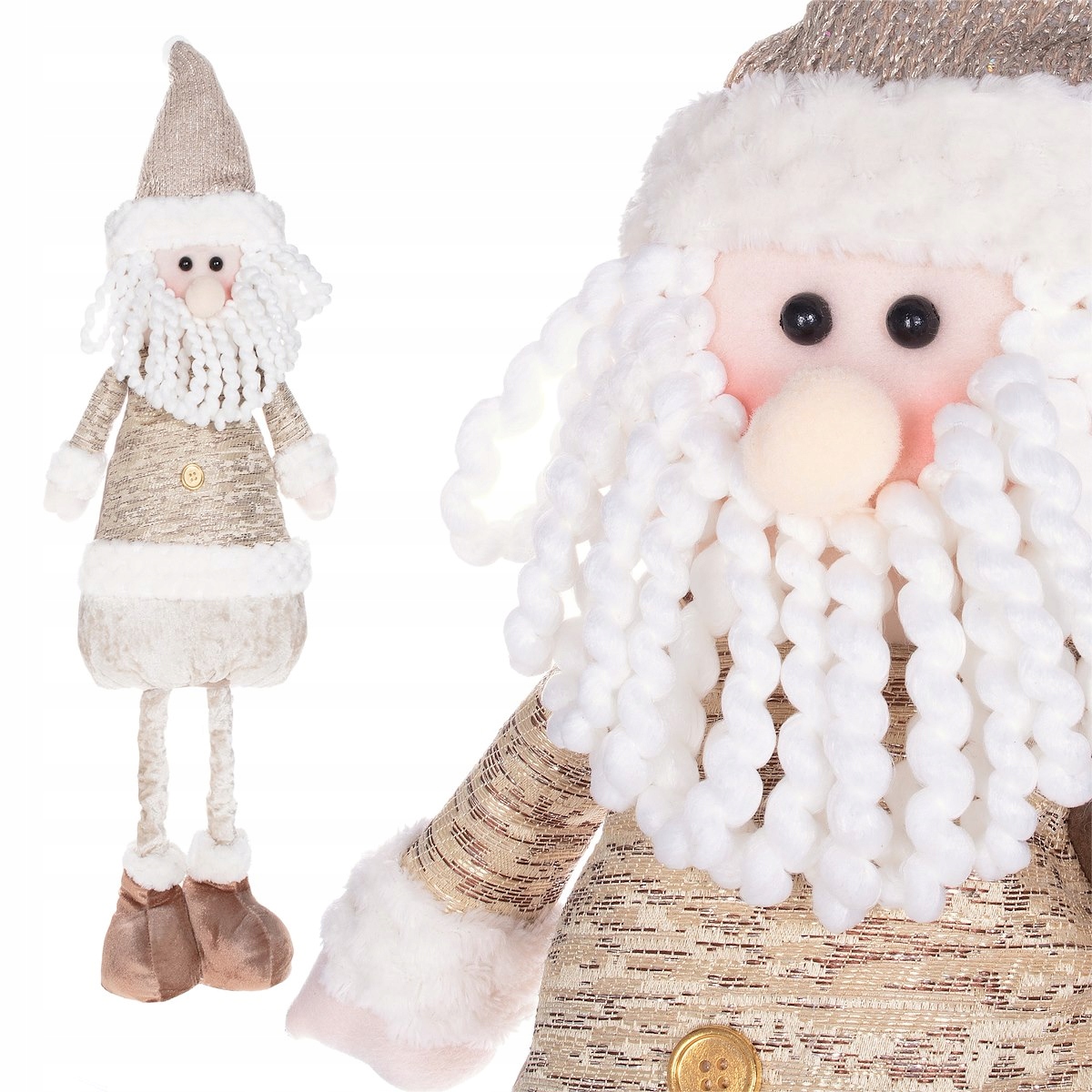 MIKOŁAJ SKRZAT ŚWIĄTECZNY TELESKOPOWE NOGI STOJĄCE PREZENT FIGURKA 80cm XXL Rodzaj figurka