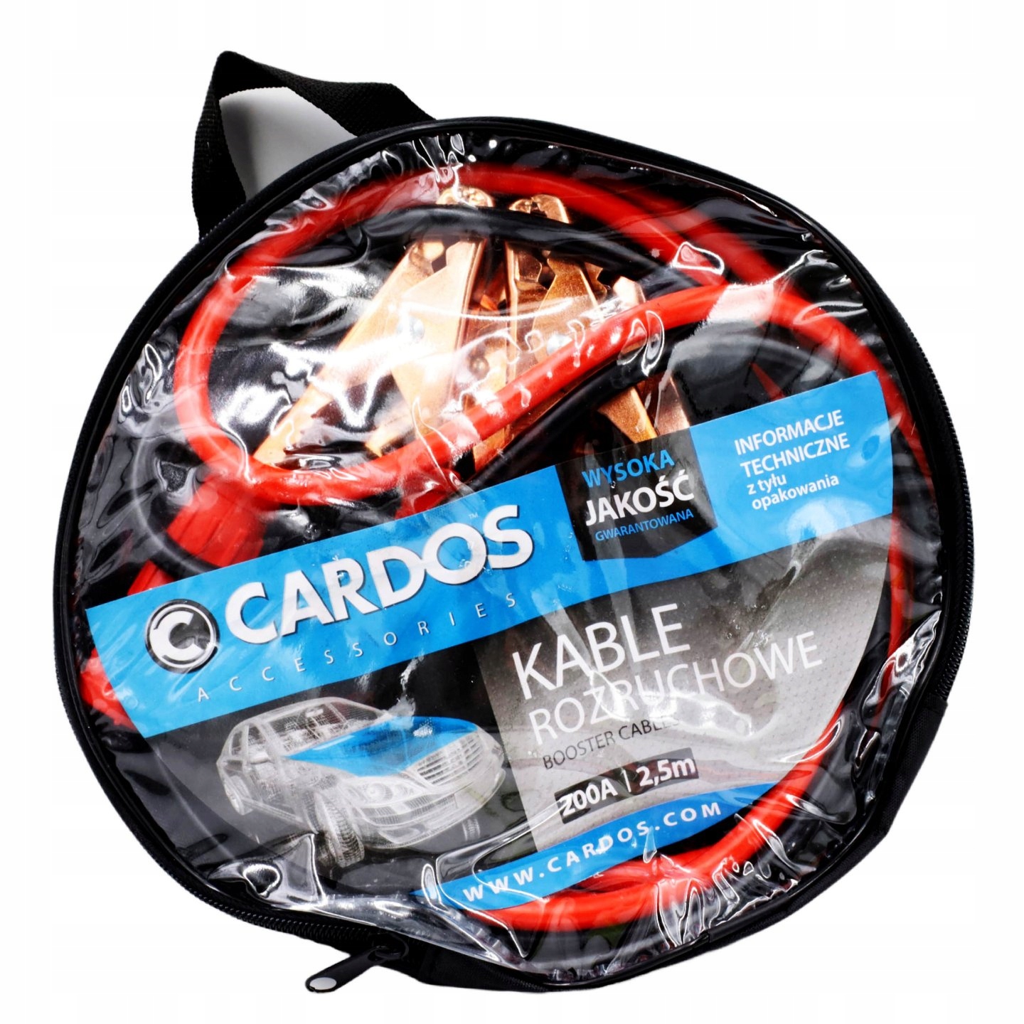 

Przewody Rozruchowe K2 Cardos 200A 2.5m