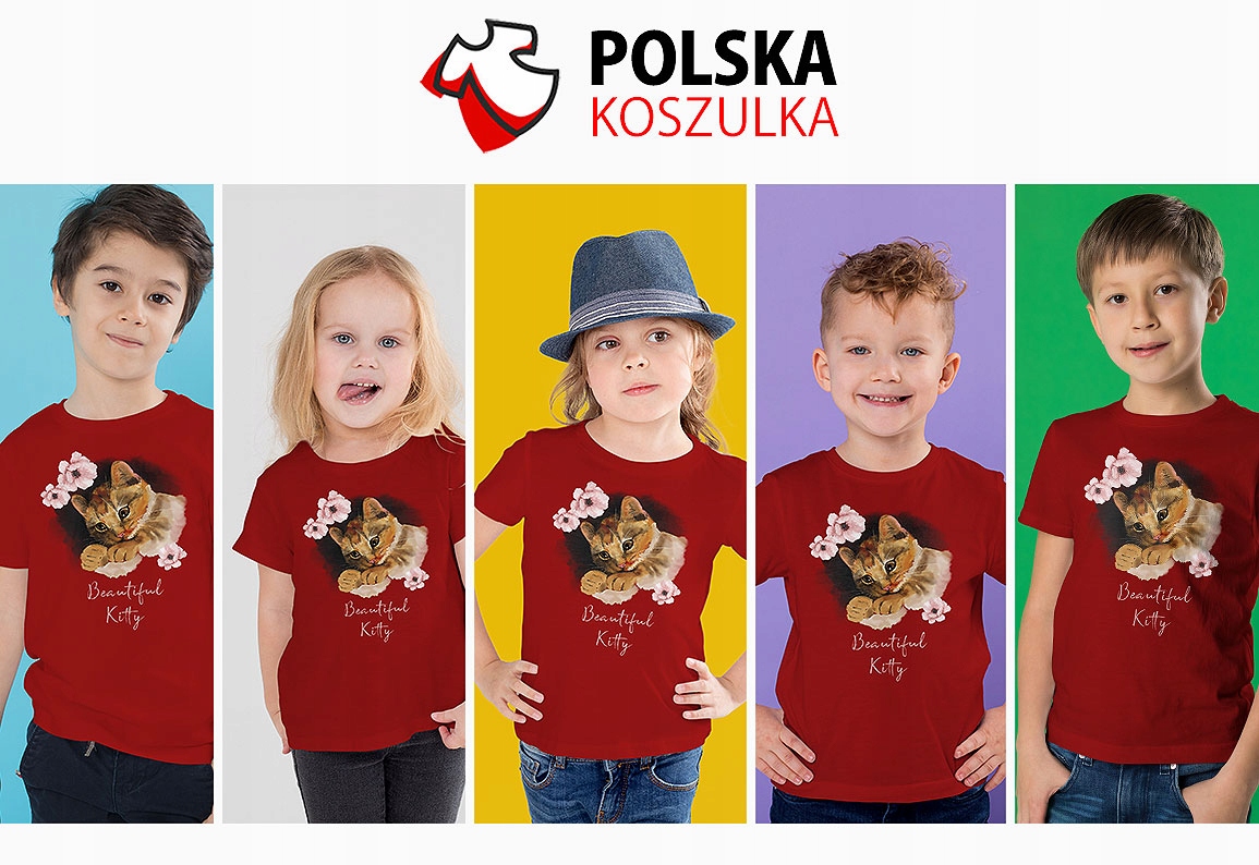 T-SHIRT KOSZULKA DLA DZIECKA KOTY KOTKI 140 SUPER JAKOŚĆ Rodzaj gadżetu filmowy gamingowy książkowy, komiksowy muzyczny