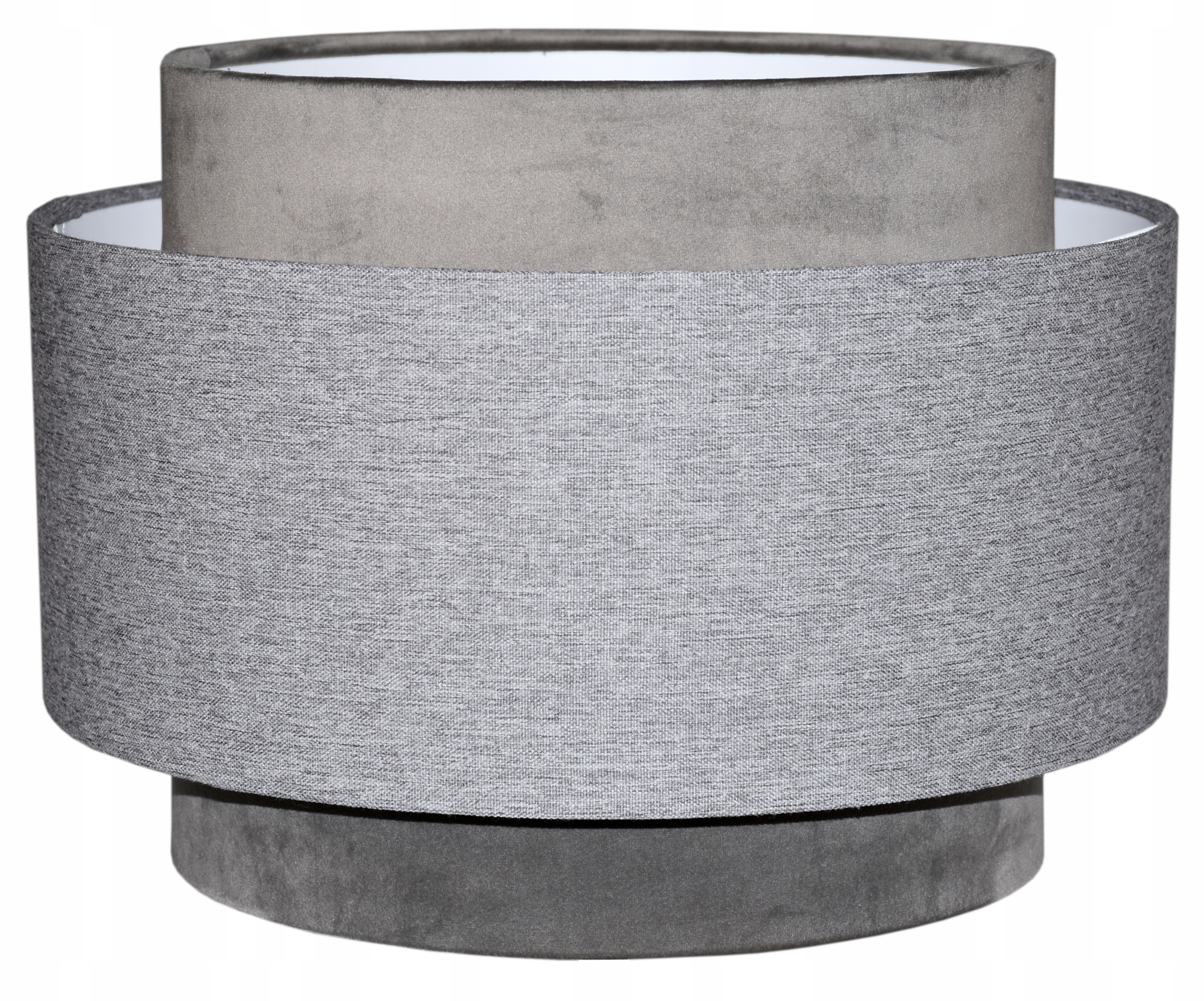 Abažúr pre stojacu stropnú lampu Luster 35/25 cm E27 Šedý Avola