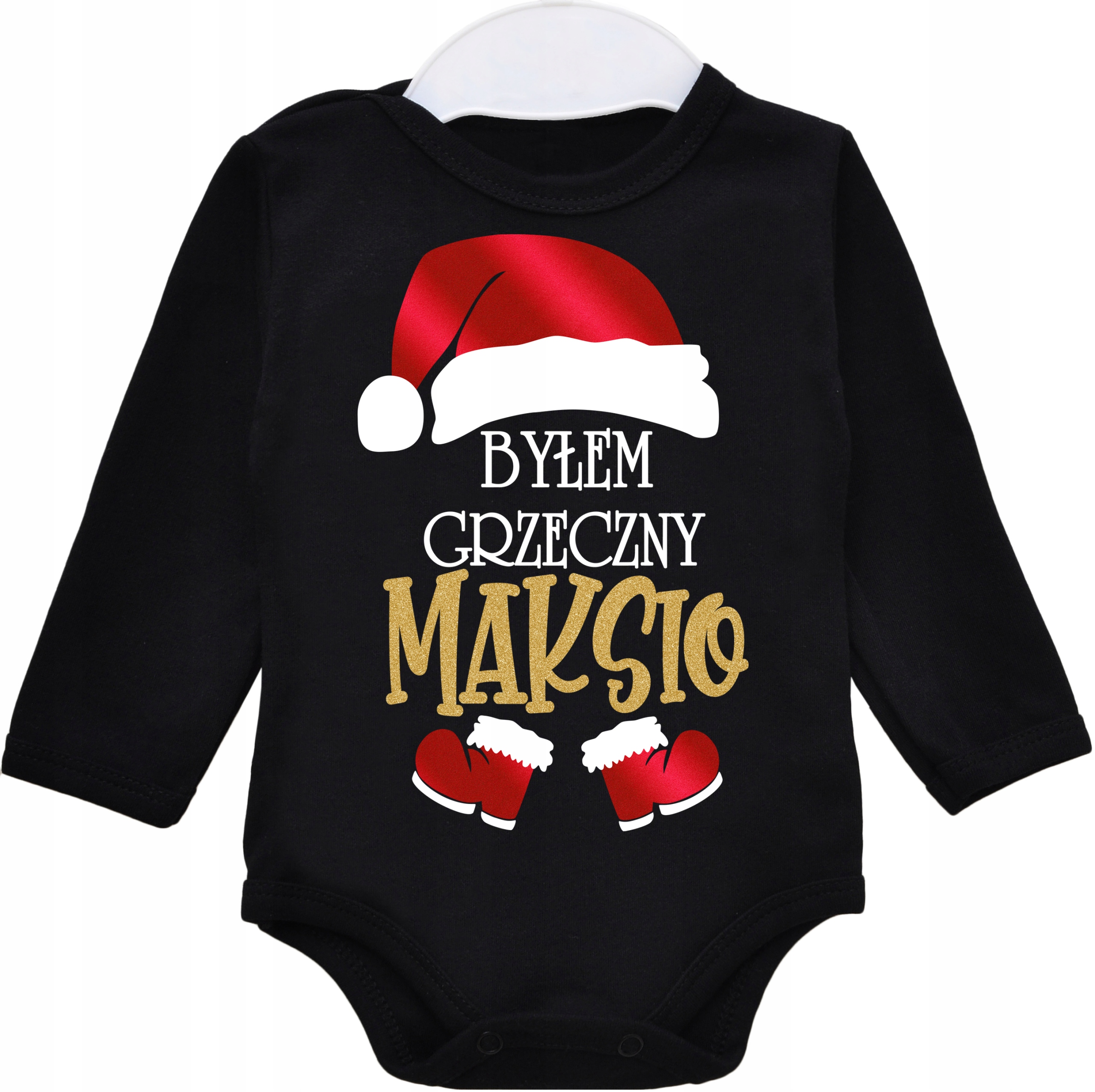 Body swiąteczne MIKOŁAJKI BYŁEM GRZECZNY IMIĘ r. 80