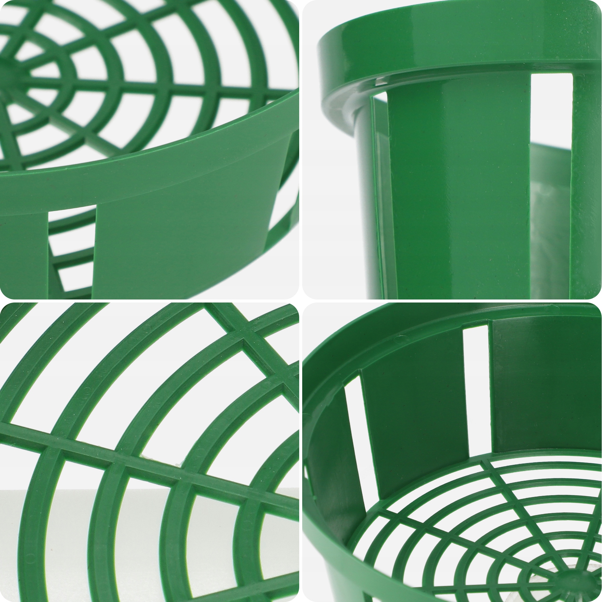 KOSZYK OSŁONKA DO SADZENIA CEBULEK 30cm 10x Kolor odcienie zieleni