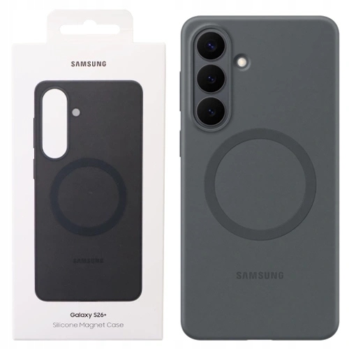Etui EF-ES947CBE Samsung Silicone do Galaxy S26 Plus MagSafe ochronne case