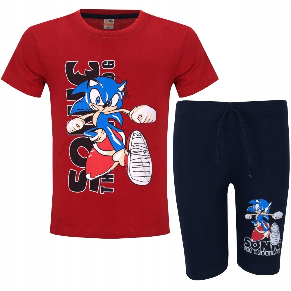 

Komplet letni Sonic czerwony 92
