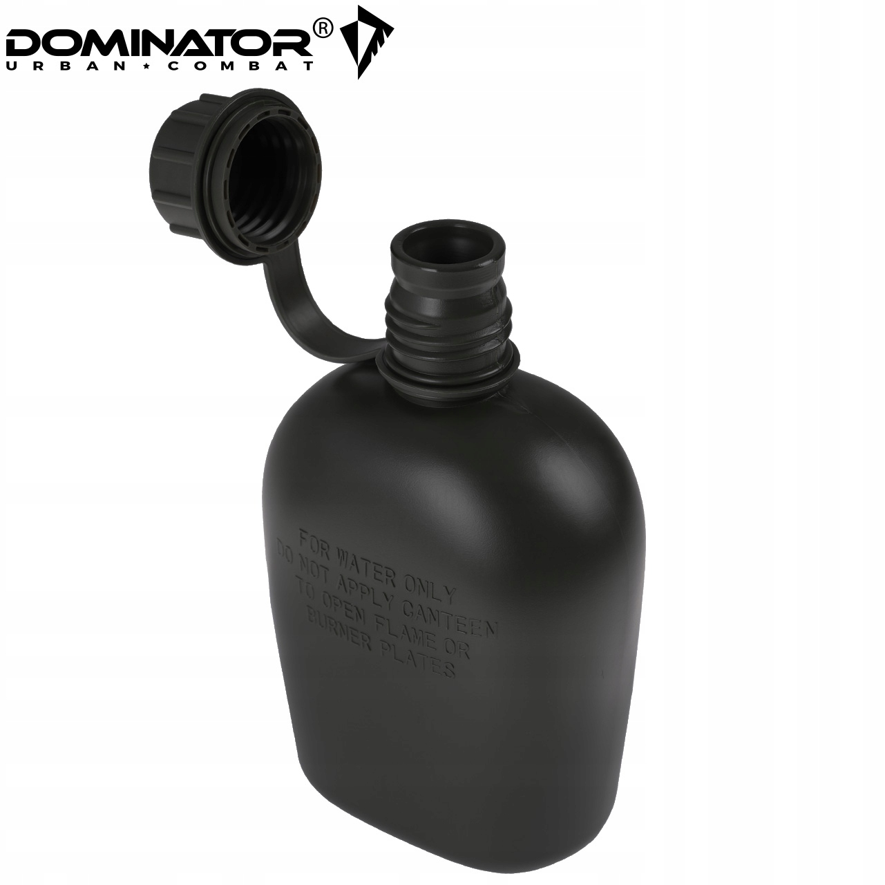 Manierka na wodę Wojskowa Turystyczna Bidon Dominator 1QT 1L czarna Cechy dodatkowe wolne od BPA