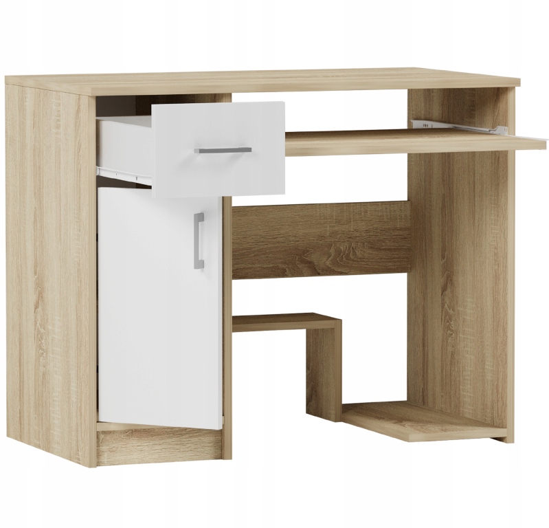 BIURKO KOMPUTEROWE 90 STOLIK LAPTOP SONOMA MIX N10