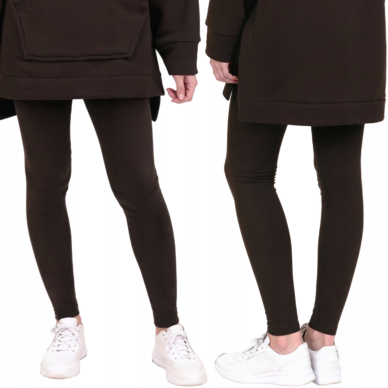 Vivisence 9106 hnědé elastické pohodlné klasické L/XL Legíny