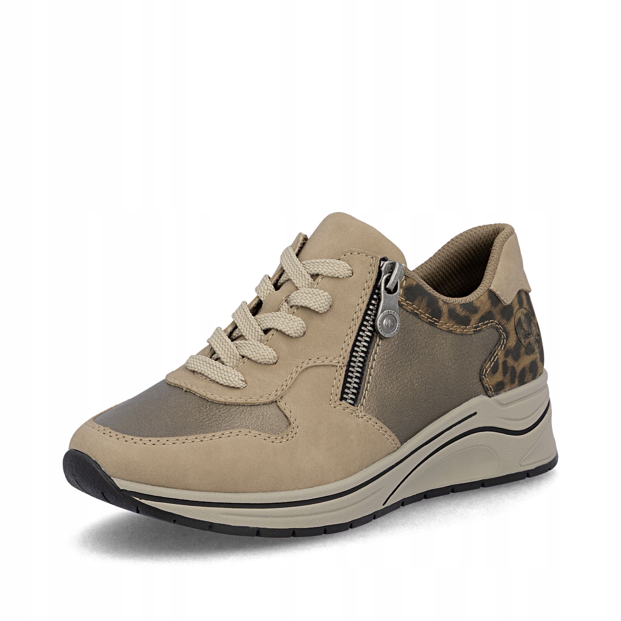 Rieker Antistress Dámské Tenisky Koturn N9503-20 Béžové vel.