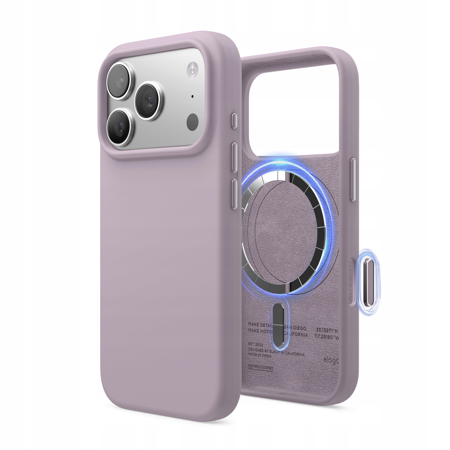 Silikonové Pouzdro s MagSafe Elago pro iPhone 17 Pro Soft Purple