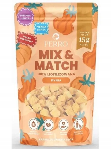5 x Perro MIX & Match lyofilizované pochoutky Dýně 15 g
