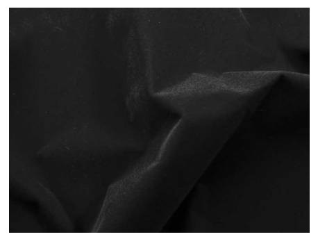 Polyesterová Tkanina Flock 0,6 MM 058 černá