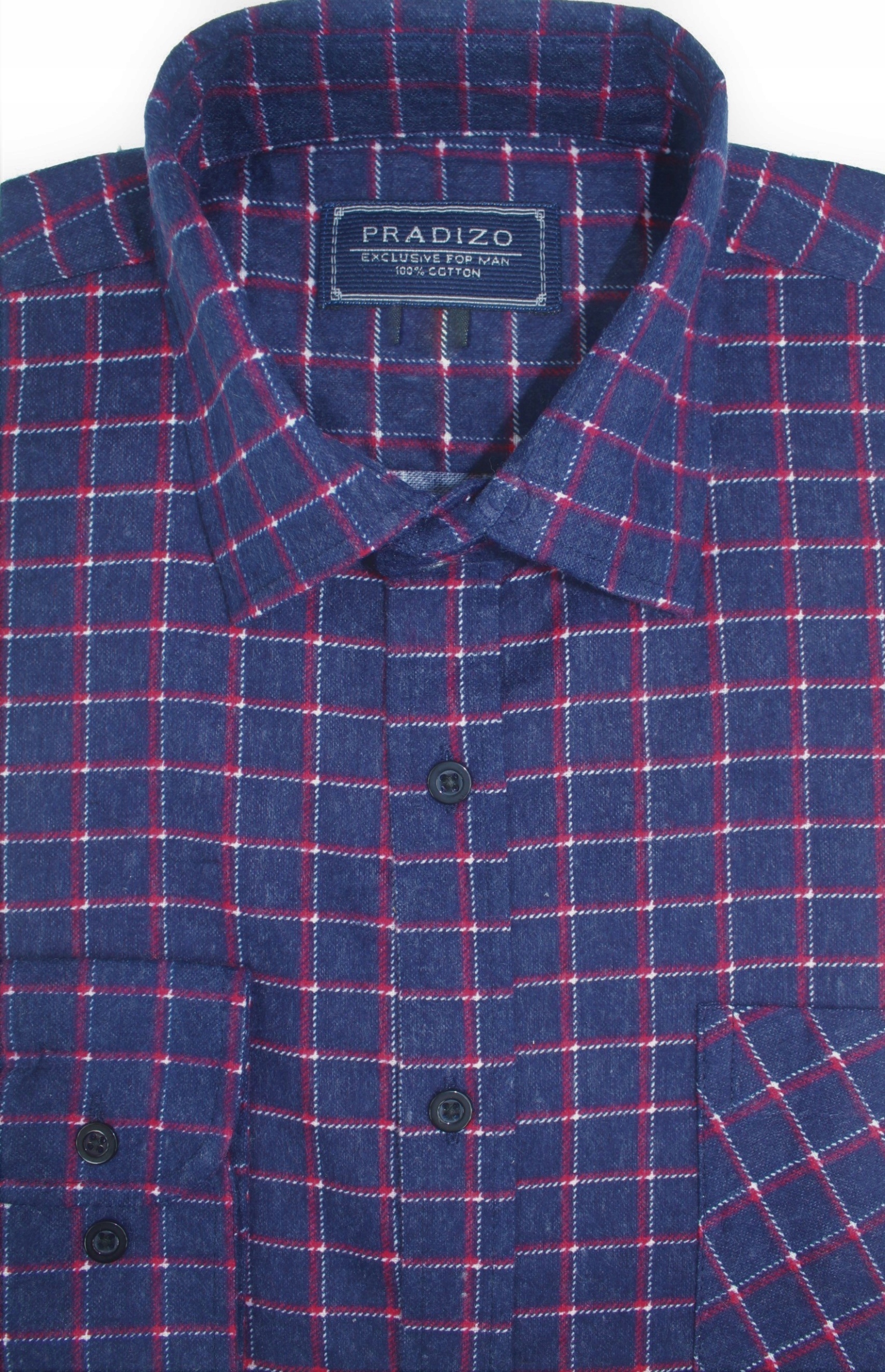 

Koszula Flanelowa Męska Flanela W Kratę 6XL F17