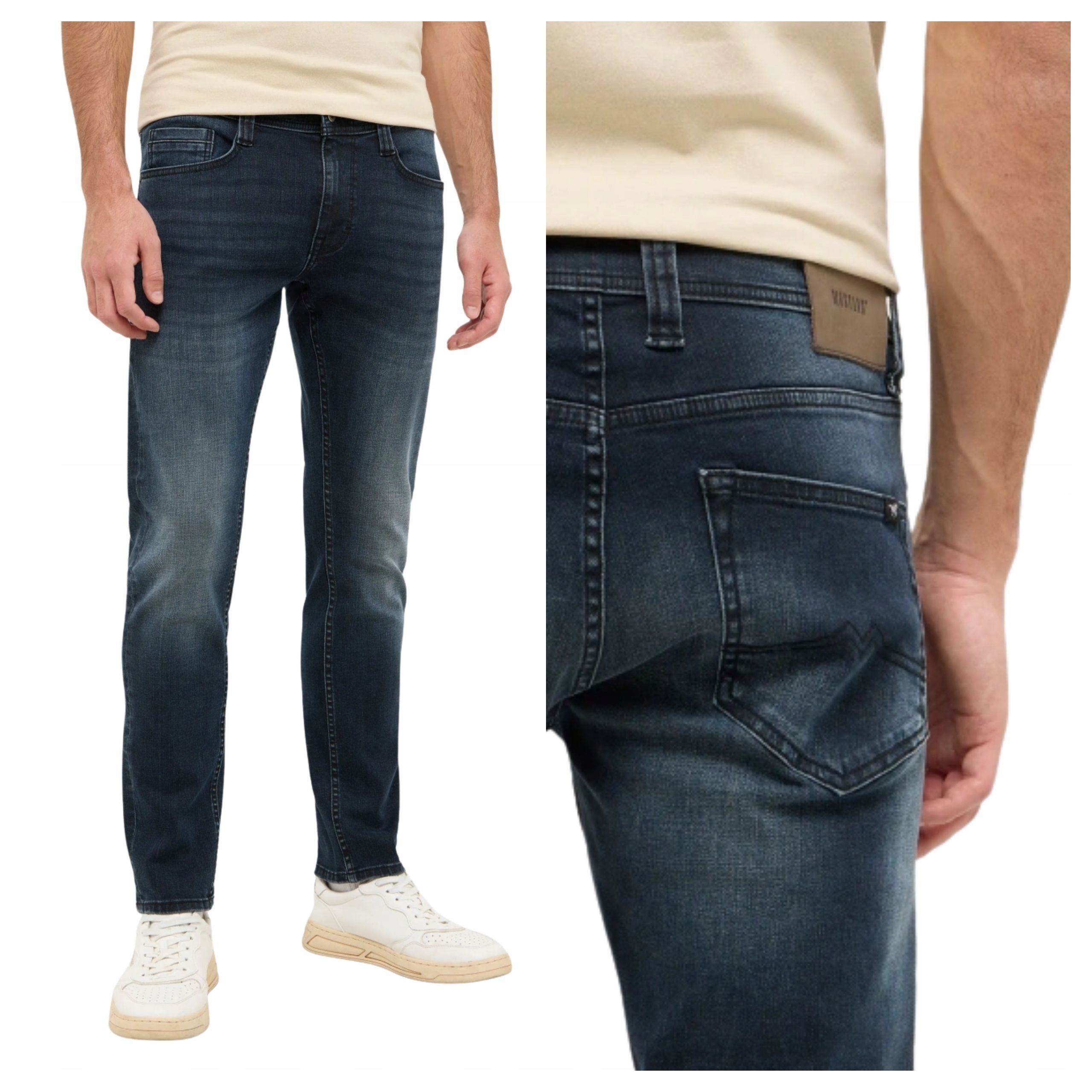 Pánské džínové kalhoty Mustang Oregon Slim Modré Denim W31 L30