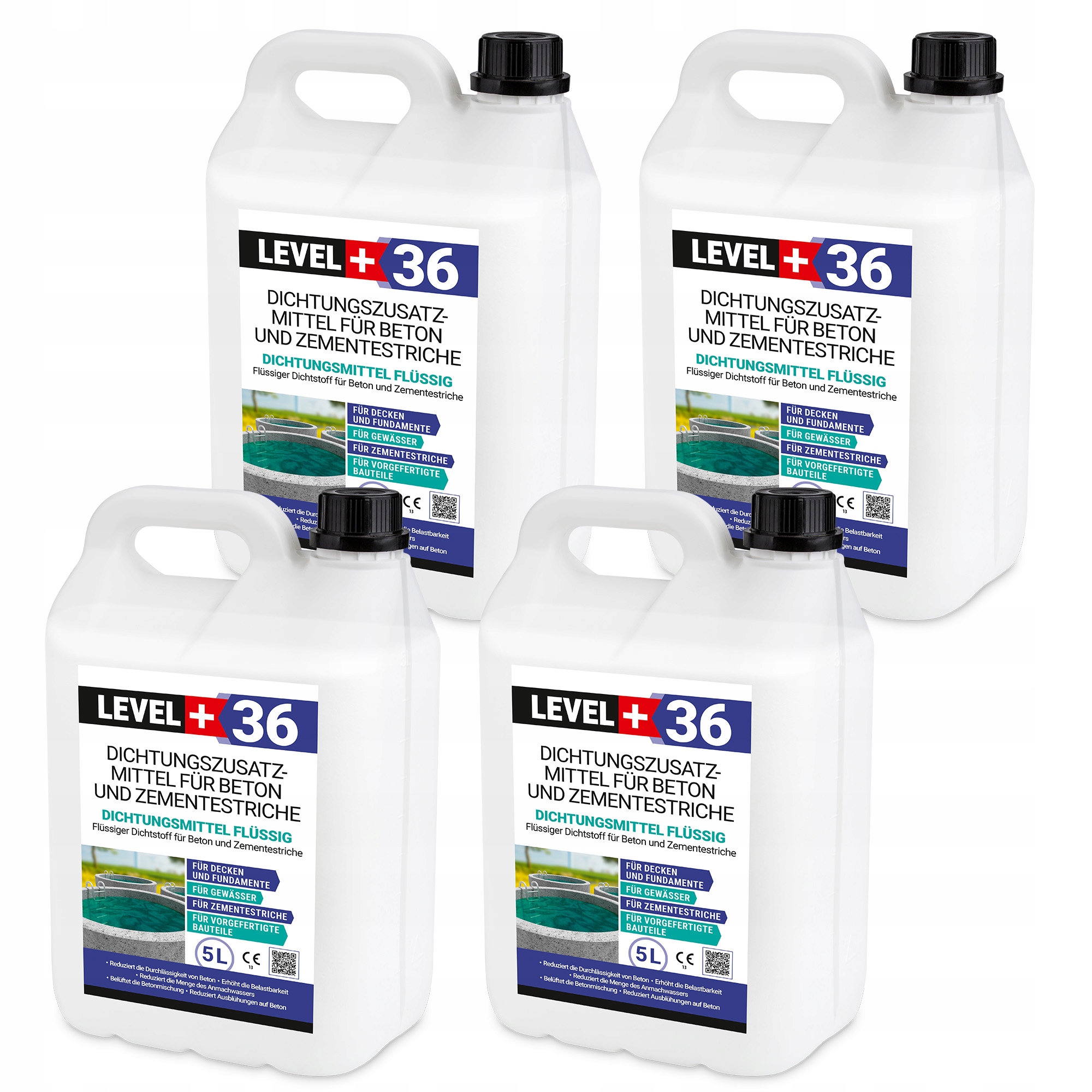 Plastifikátor a vodotěsné těsnění pro Betonu 20 L+