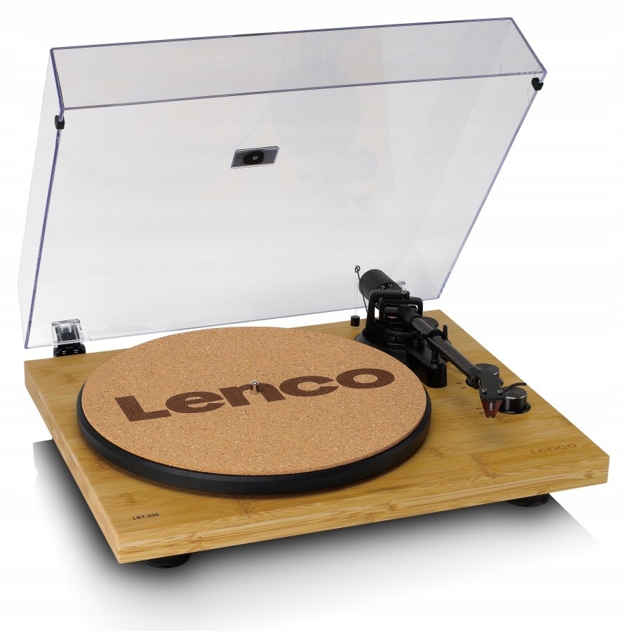 Lenco LBT-335BA – Hi-Fi gramofon s Bluetooth, přenosný Ortofon 2M, červený