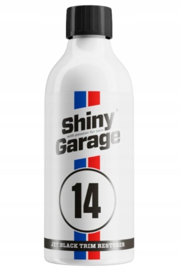 Jet Black Trim Restorer 500ML Dressing Do Plastików Zewnętrznych Chroni