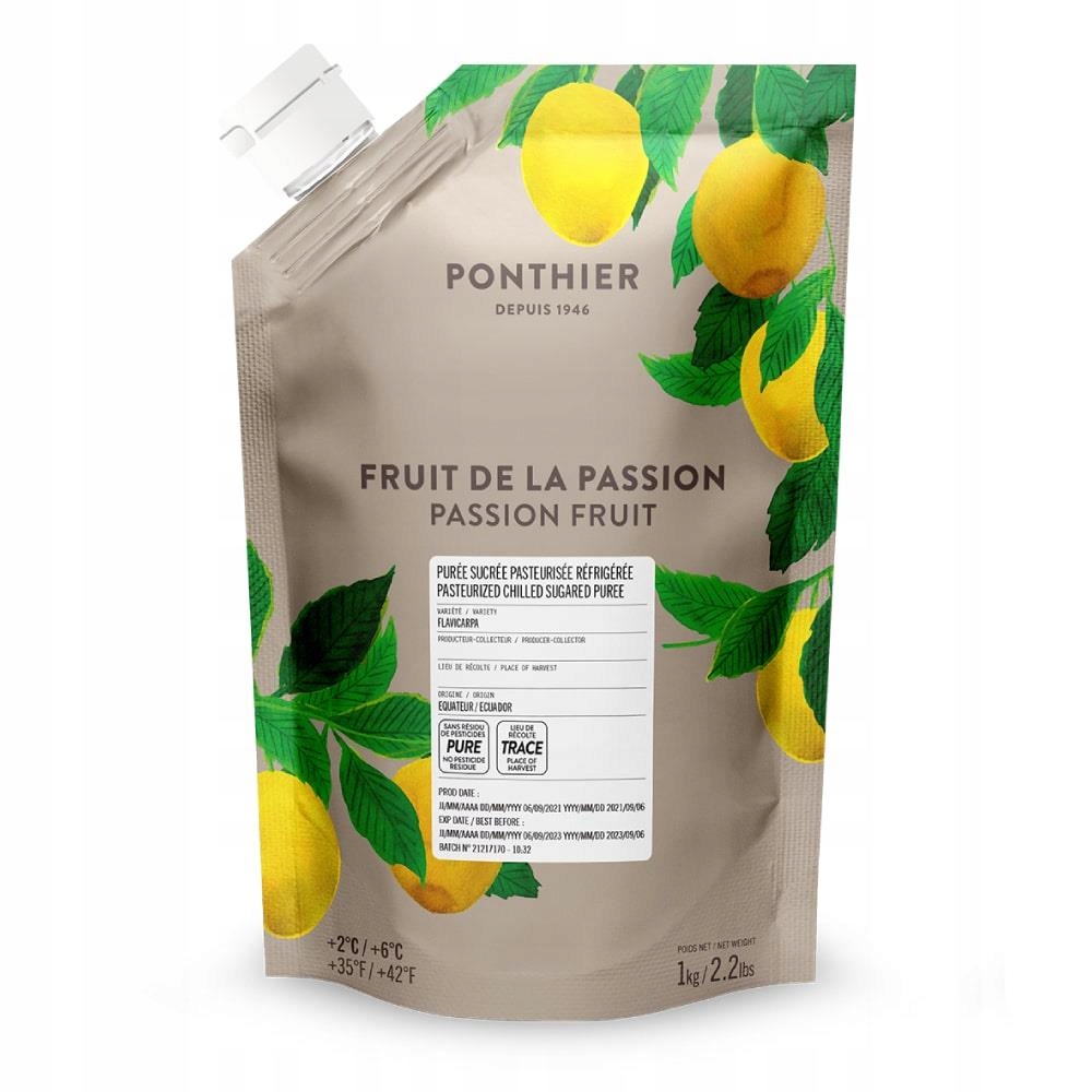 Pyré marakuja chlazená 1 kg Ponthier