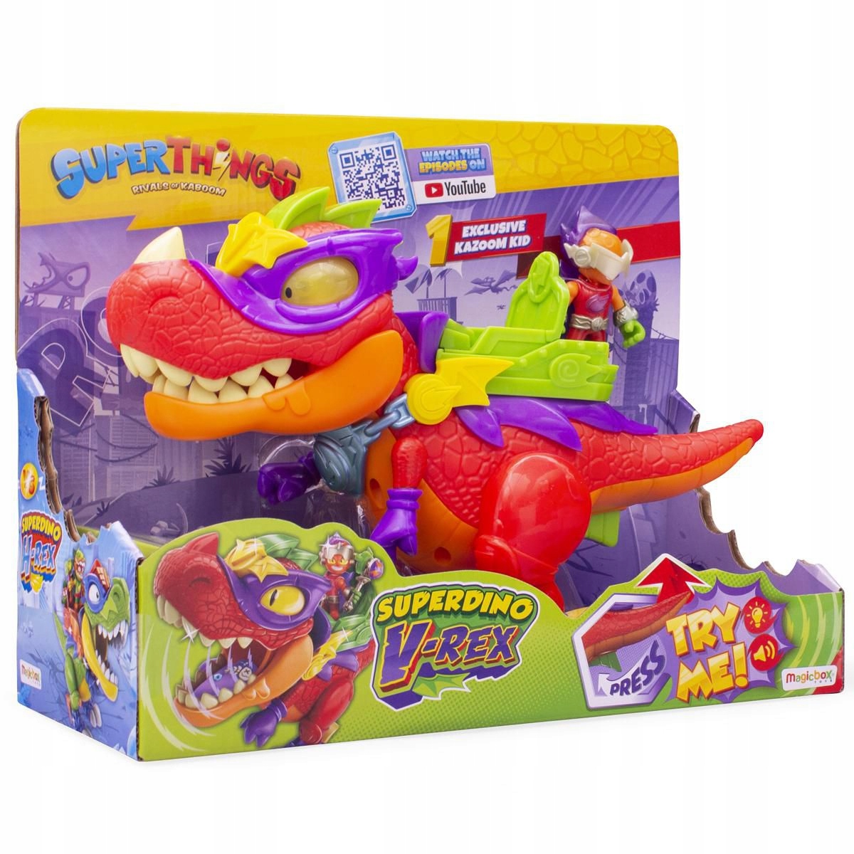 

Superthings Dino Villian V-rex [figurka]