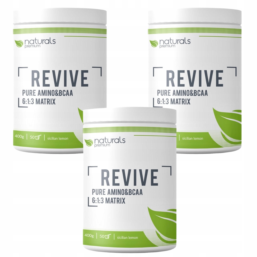Naturals Premium Revive 400 g aminokyseliny bcaa eaa hořčík draslík regenerace