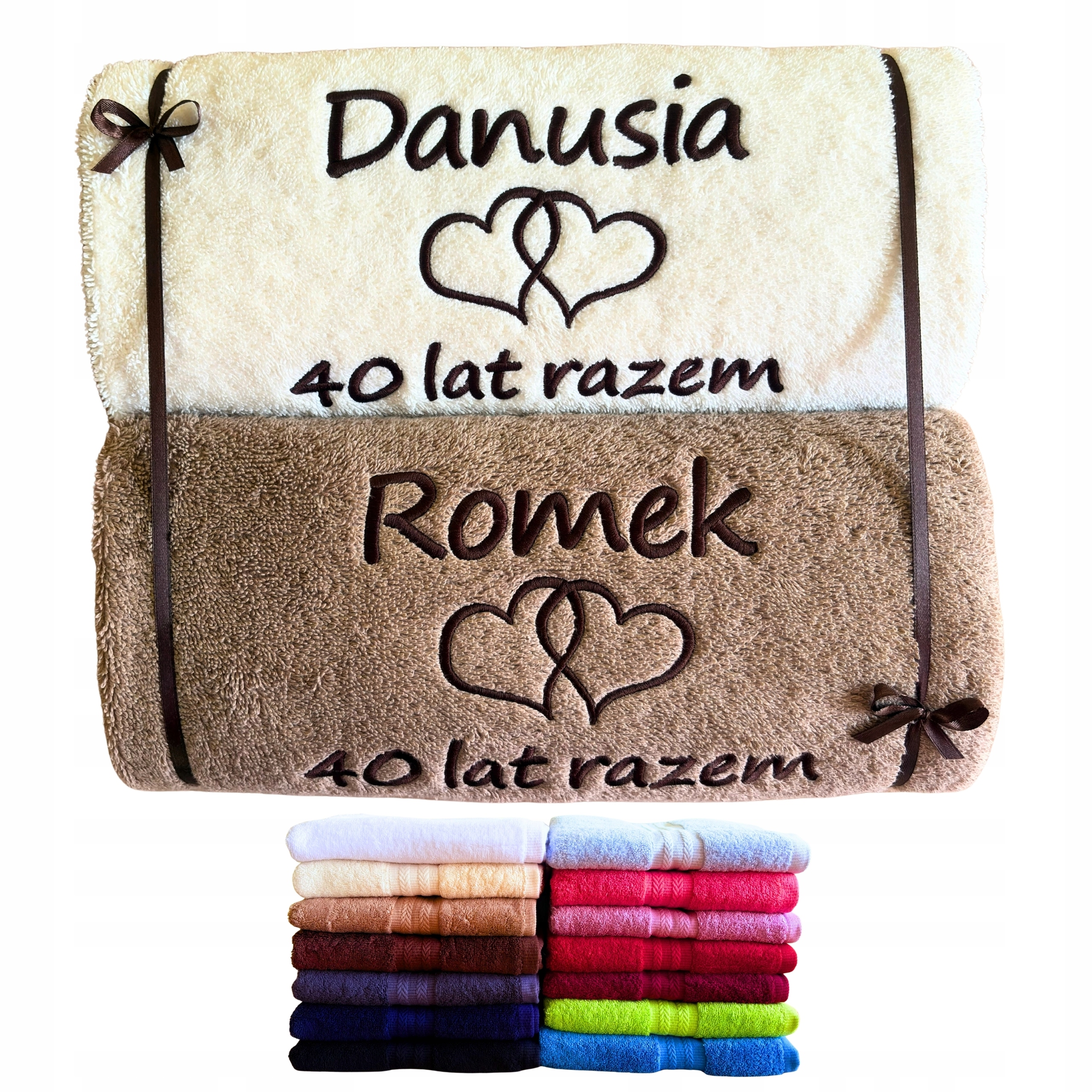 Ručníky Dárek K 40. Výročí Svatby Pro Rodiče Rubínové Hody Léta