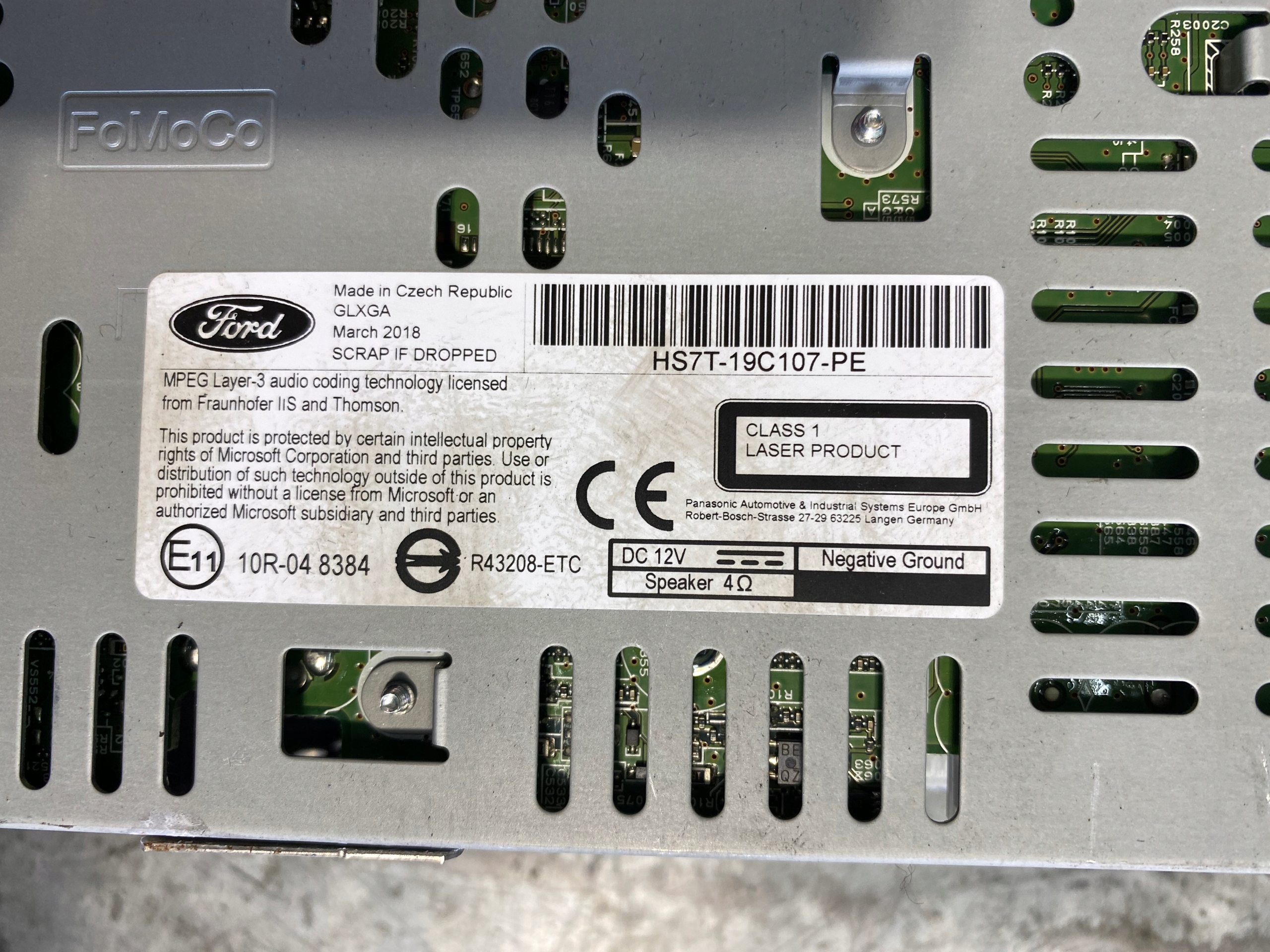 FORD MONDEO MK5 Fusion радио дисплей