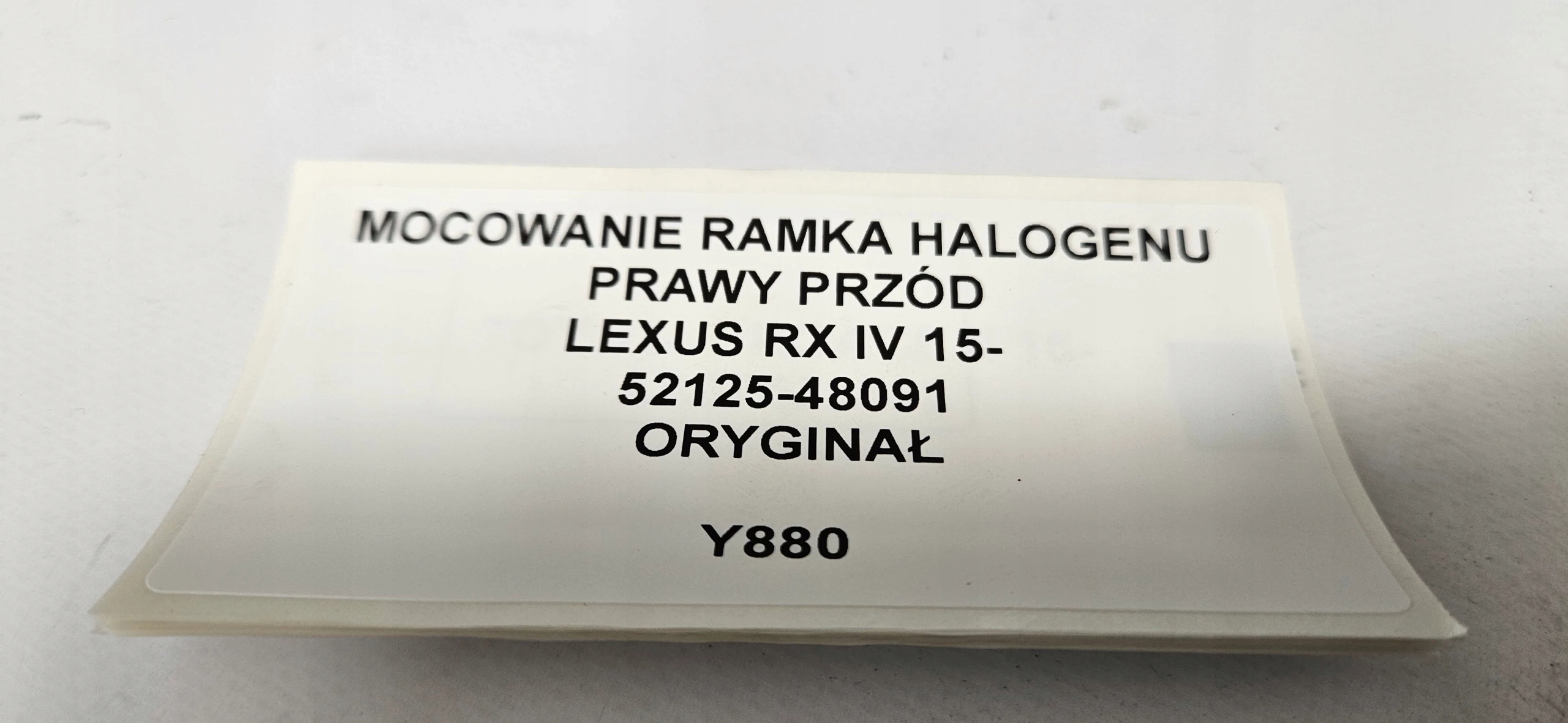 frame fog lights right front LEXUS RX IV 15- ORG