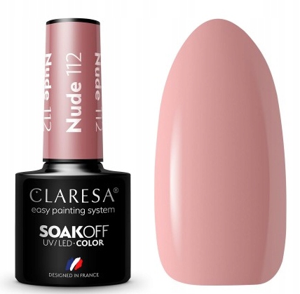 

Claresa Lakier Hybrydowy Uv/led Nude 112