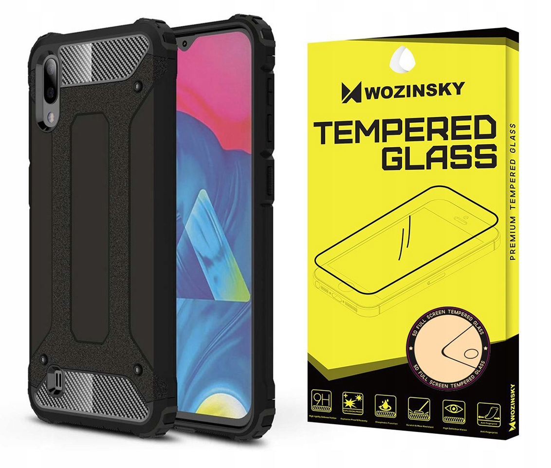 

Etui Hybrid Armor Obudowa + Szkło Do Galaxy M10