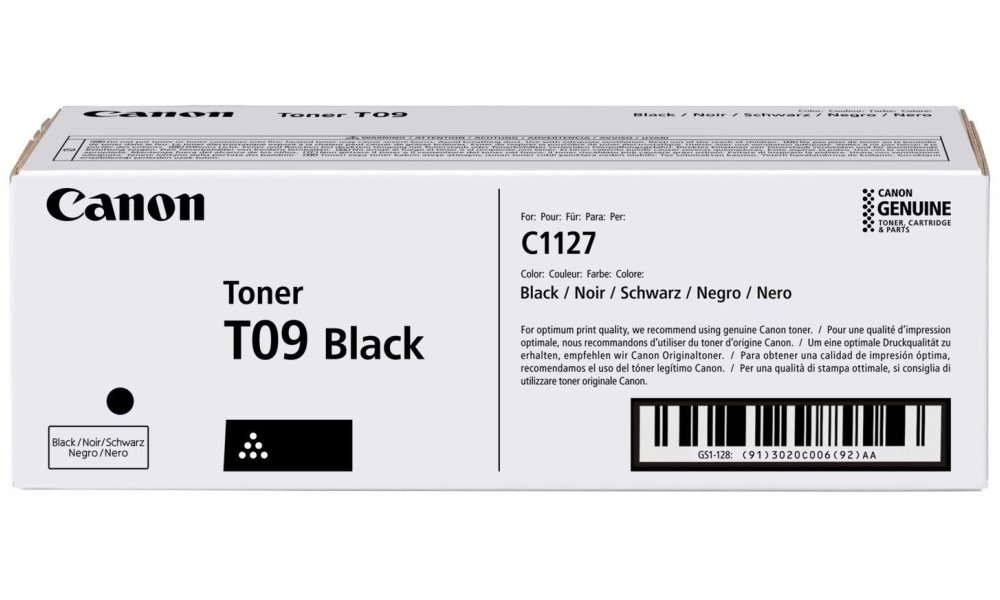 Canon originální toner T09BK černý výtěžnost 7600 stran
