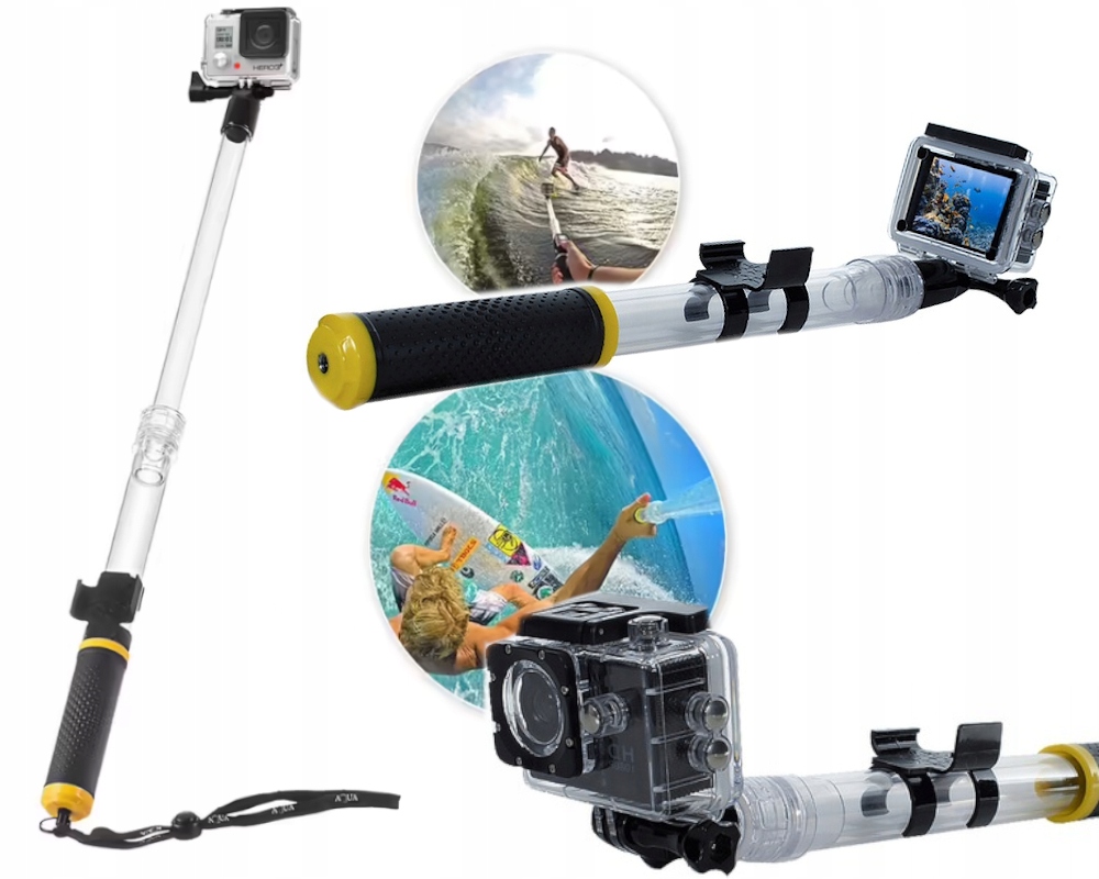 

Monopod Wodoodporny selfie stick kijek do GoPro 10