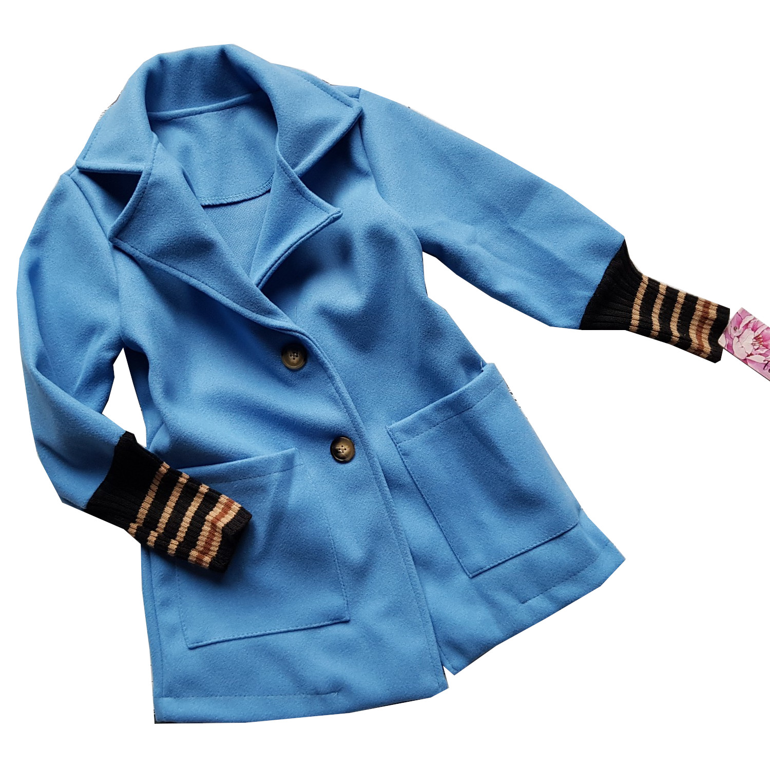 Płaszczyk przejściowy błękit 110/116