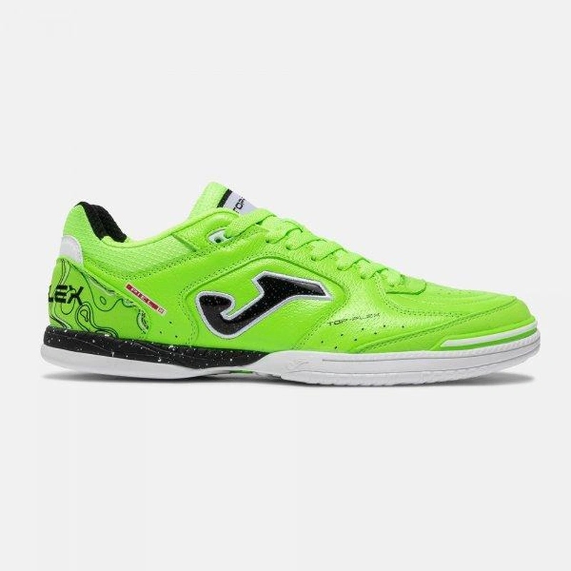 Buty piłkarskie halowe skórzane Joma Top Flex 2611 In zielony fluor r. 43