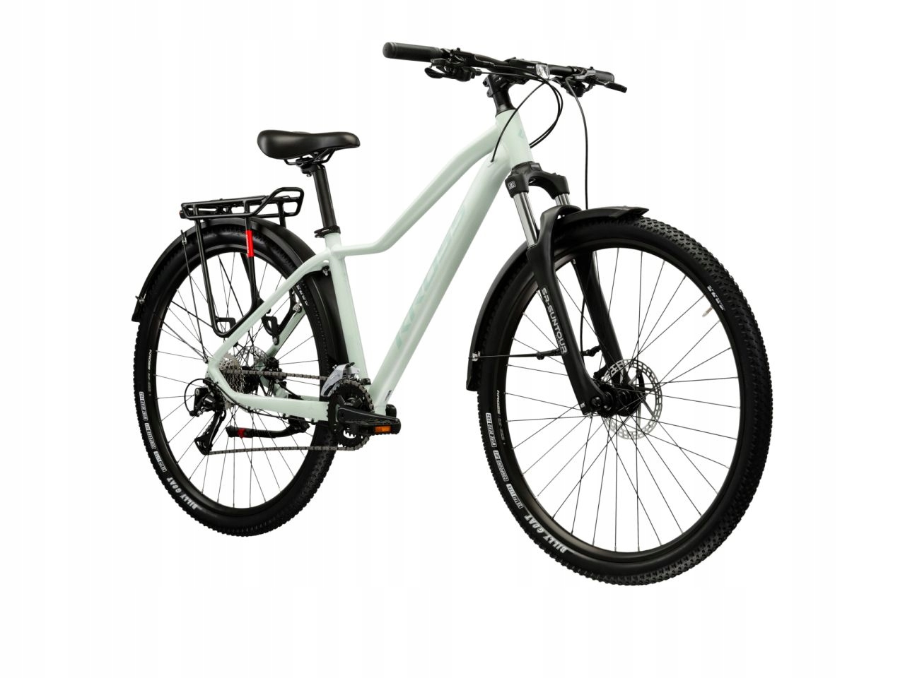 Kross Lea 4.0 Eq rama S 15" koła 27,5" miętowy błękitny górski 2025 komplet