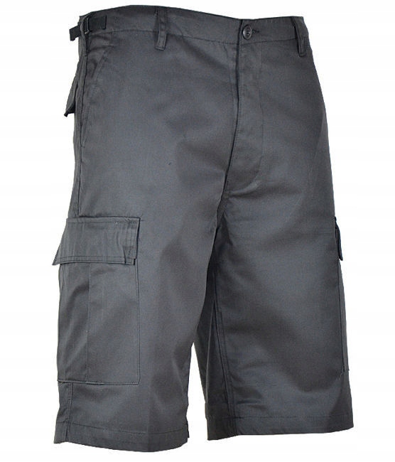Krótkie spodenki szorty męskie bojówki wojskowe Mil-Tec Bermuda Black 3XL