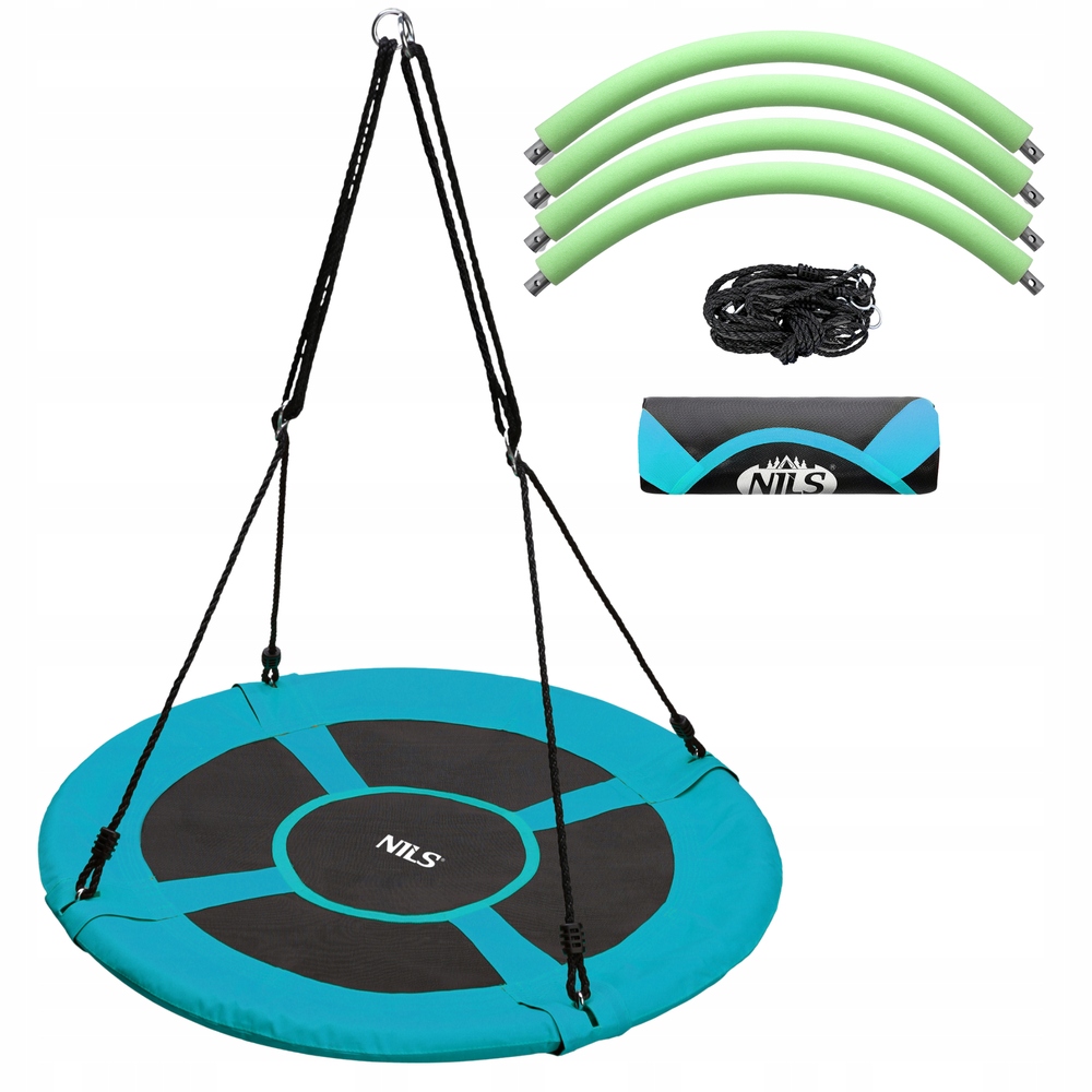 Huśtawka Ogrodowa Bocianie Gniazdo Średnica 100 cm Fotel Wiszący Do Ogrodu