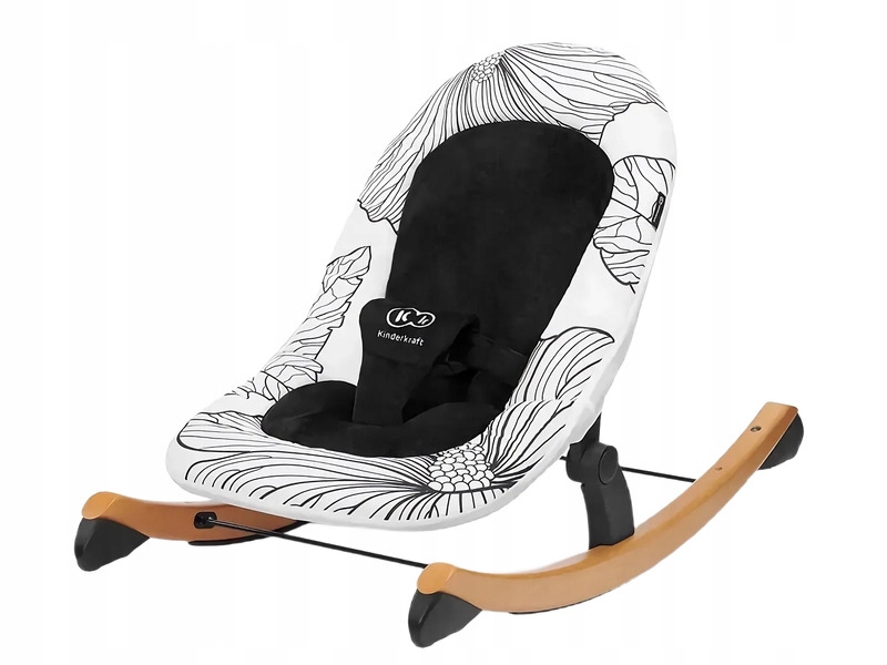 Bujaczek leżaczek KINDERKRAFT Finio Czarny