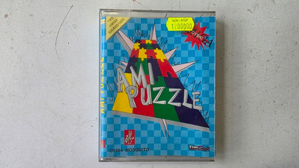 GRA NA DYSKIETCE AMIGA AMI PUZZLE STAN DOBRY GWR