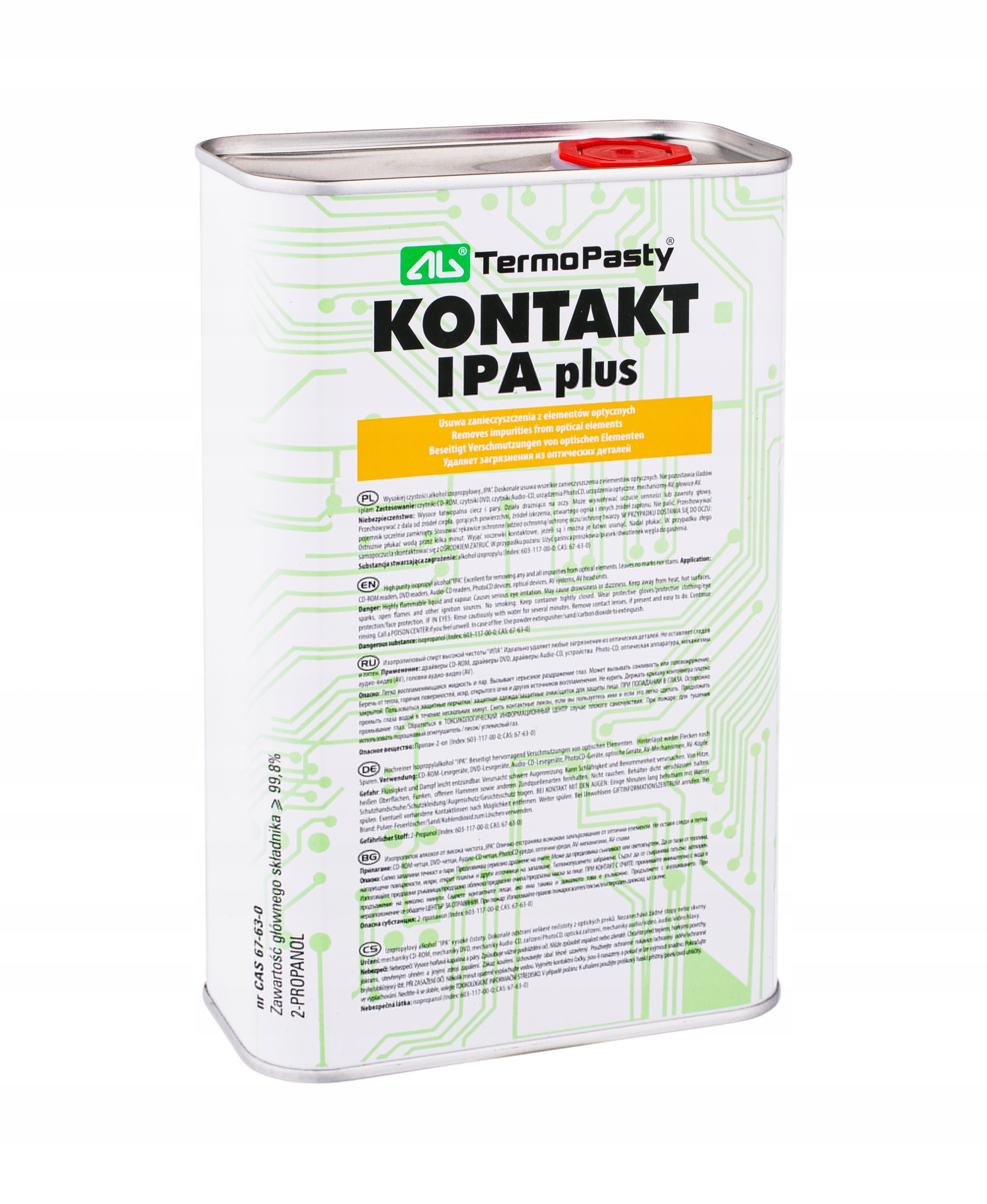 Alkohol izopropylowy Ag TermoPasty Kontakt Ipa Plus ART.AGT-003 1 l