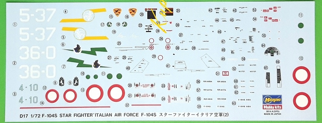 Model samolotu Lockheed F-104S Starfighter ZESTAW:FARBY, LAKIER+KLEJ+PĘDZLE Skala inna