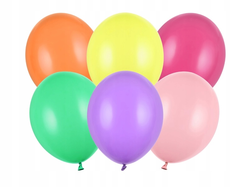 

Kolorowe balony na urodziny pastelowe 30cm 100szt