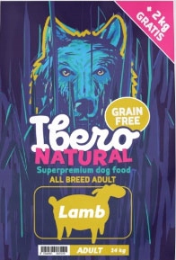 Ibero Grain Free Adult Lamb Bezzbożowa Hipoalergiczna Jagnięcina M/L 14 kg