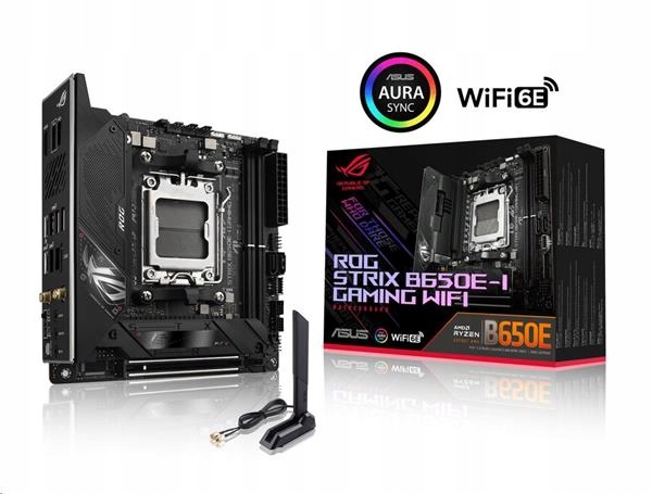 Asus Rog Strix B650E-I Gaming Wifi soc AM5 DDR5 B650 mini-ITX Hdmi…