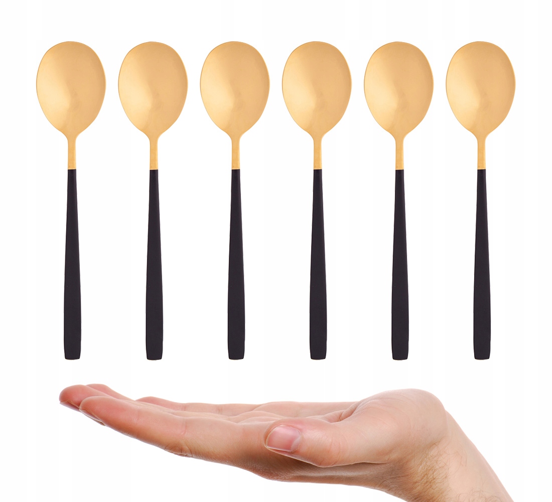 

6x Łyżeczki Herbata Zestaw Gold Dream Sztućce