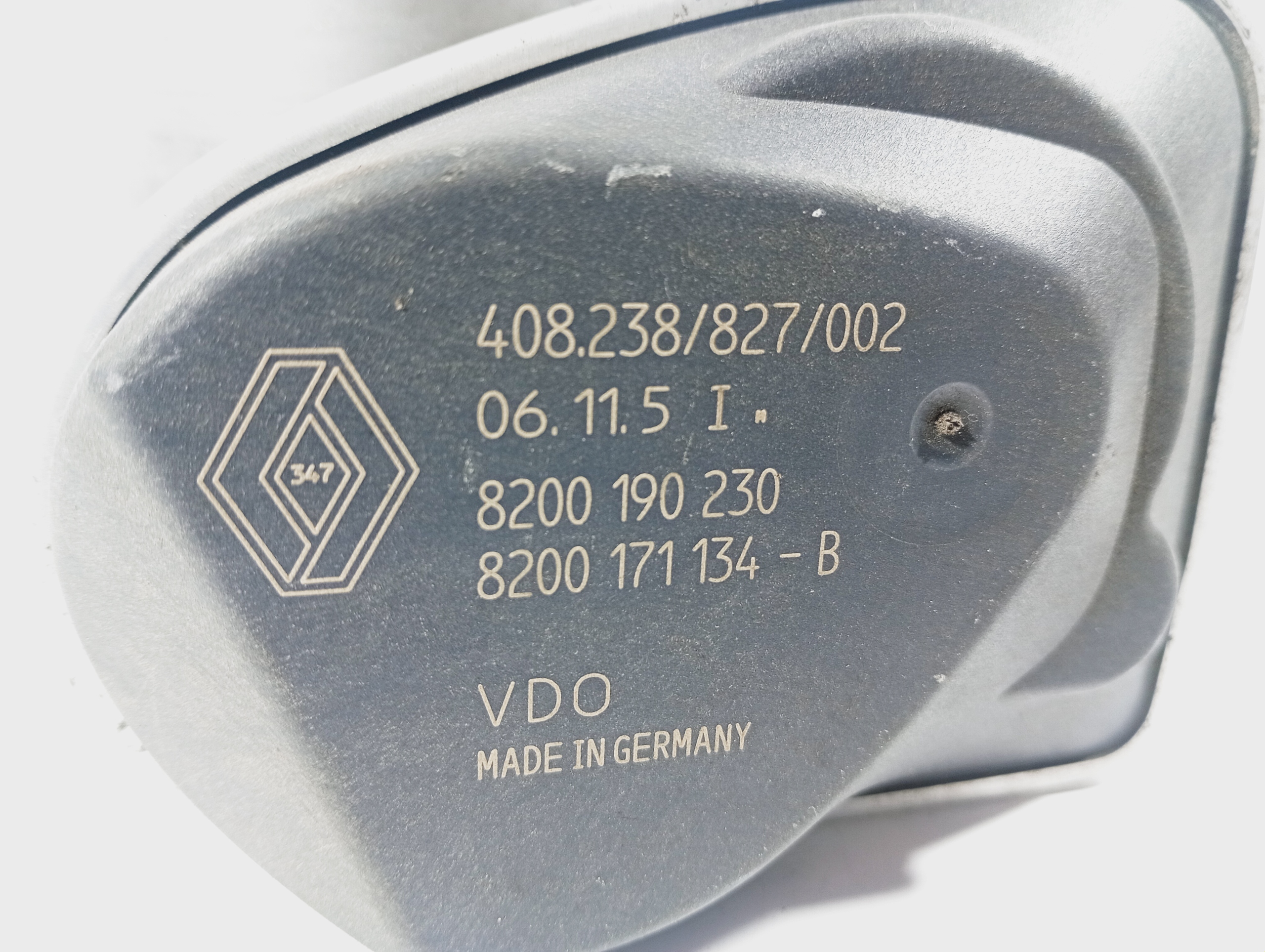 valvola a farfalla OE 8200190230 RENAULT Megane 2 II 03-09