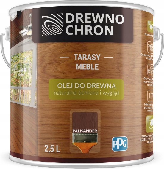 Drewnochron Olej do Drewna Palisander 2,5L