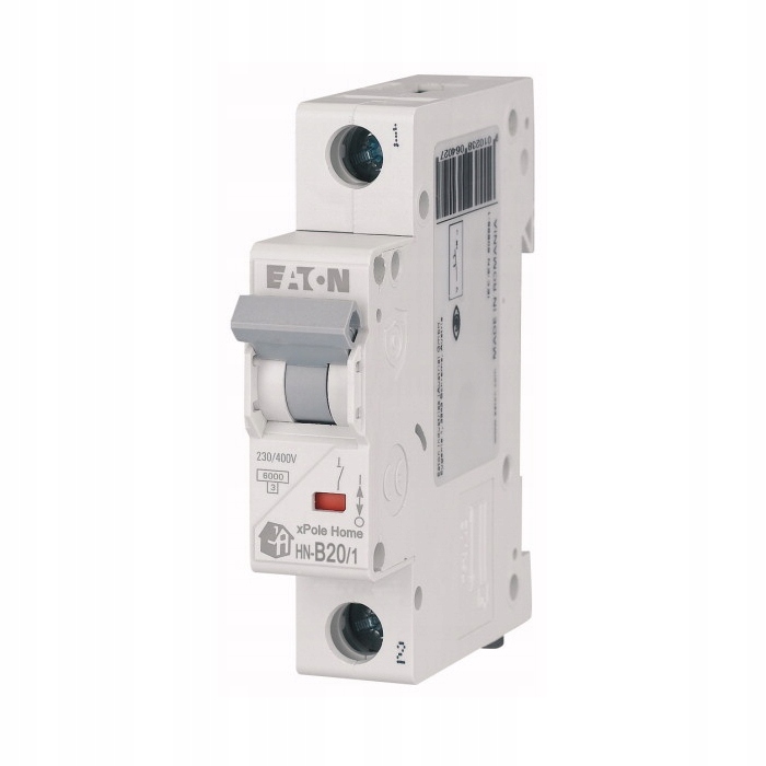 

Wyłącznik nadprądowy 1P B 20A 6kA Ac xPole Home Hn